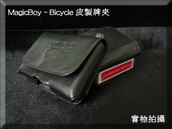 全新 BICYCLE 皮製牌夾
